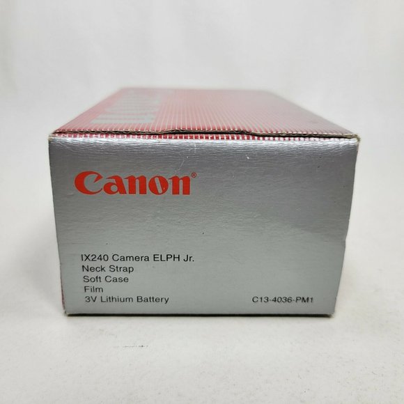 Canon IX240 Elph Jr Point & Shoot APS Film Camera in Box w/ Instructions & Case - Picture 10 of 12